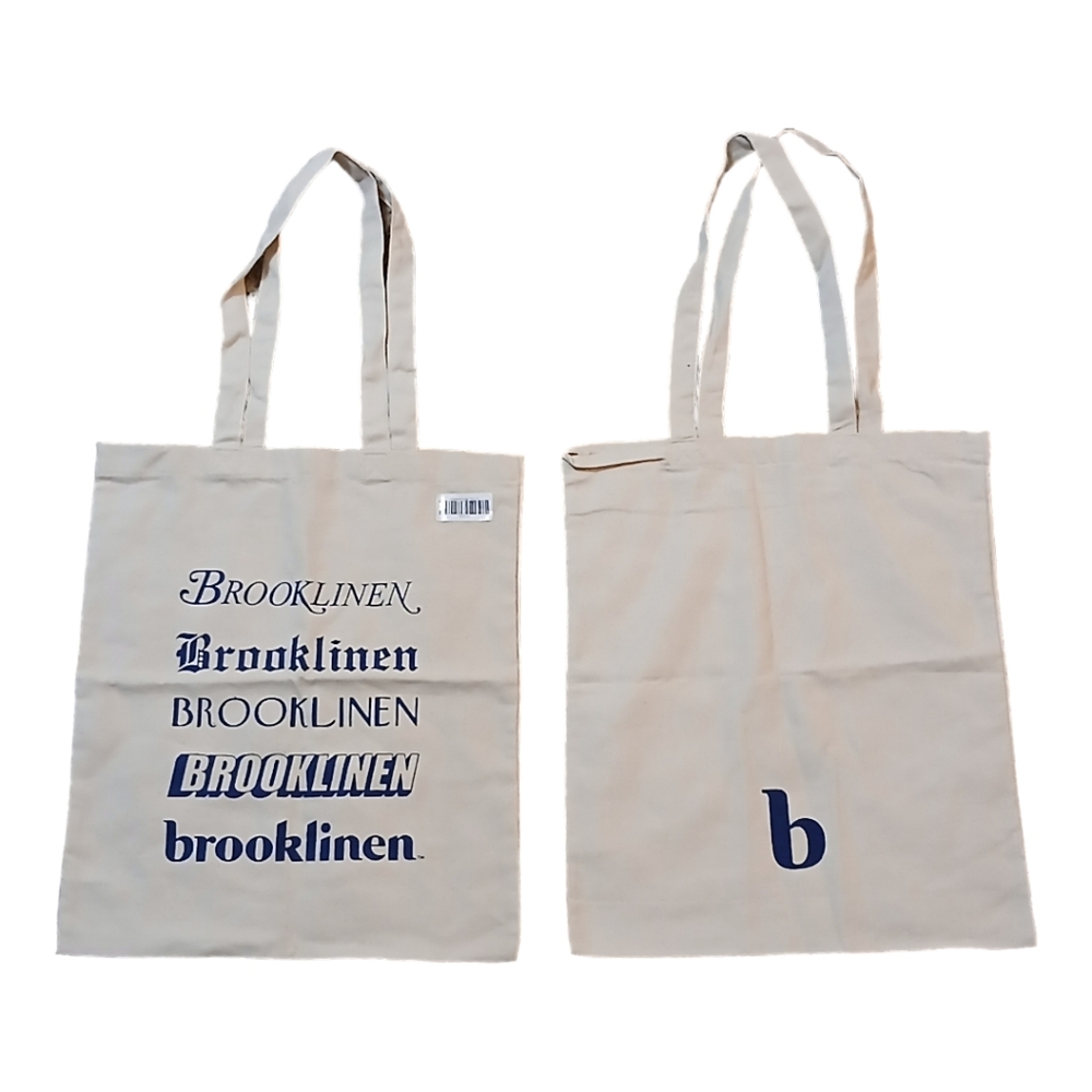 2 Brooklinen cotton tote bags